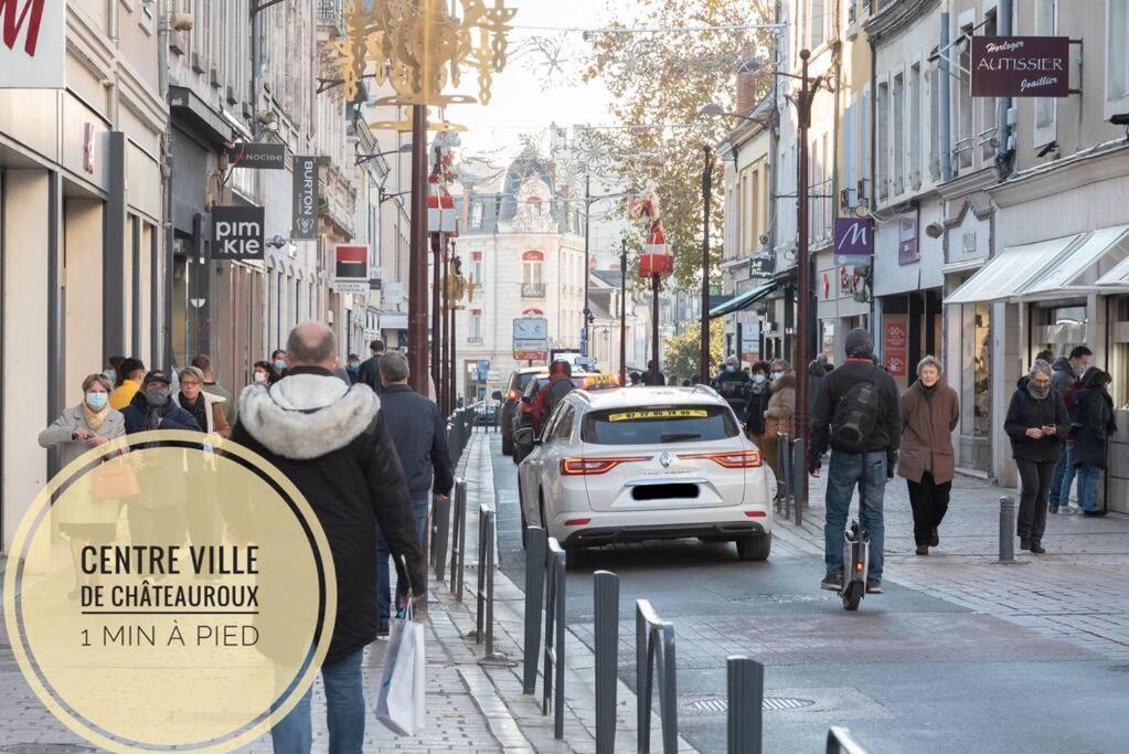 Le Petit Martial - Coeur De Ville,Refait A Neuf,Tout Equipe, Parking ชาโตรูซ์ ภายนอก รูปภาพ